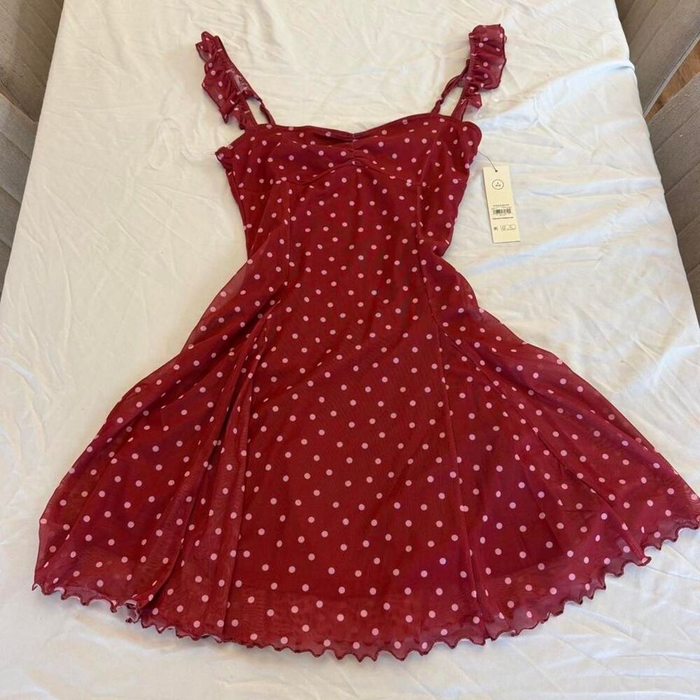 No-boundaries Women's Burgundy and Red Dress